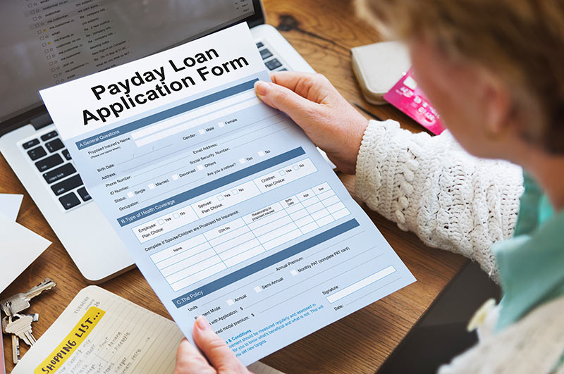 payday loan application form